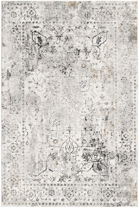 9' x 12' Oriental Washable Non Skid Area Rug - Beige
