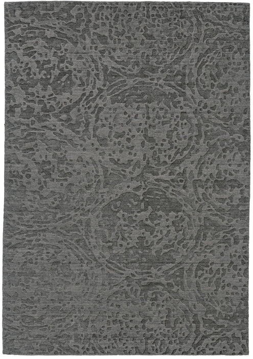9' X 13' Abstract Hand Woven Area Rug (744413) - Gray / Black