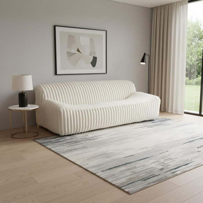 Manufactured Wood Sofa - Cream