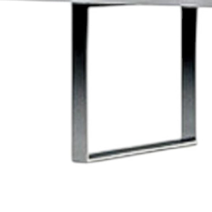 Three Tier Etagere Bookcase (555009) - White / Silver