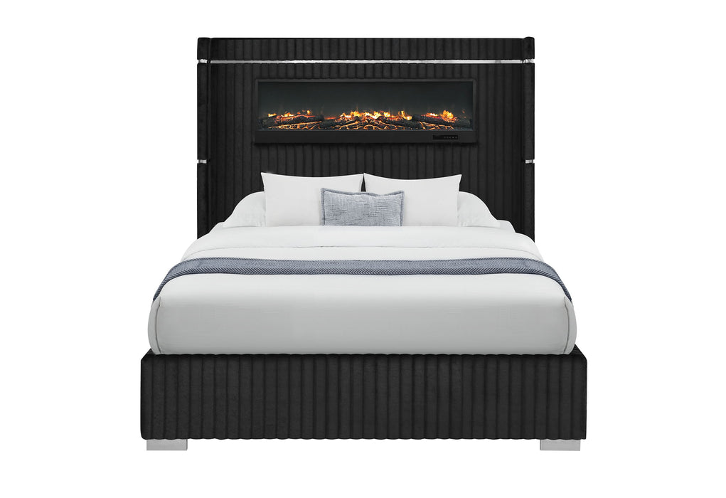 2215 - Queen Bed - Black