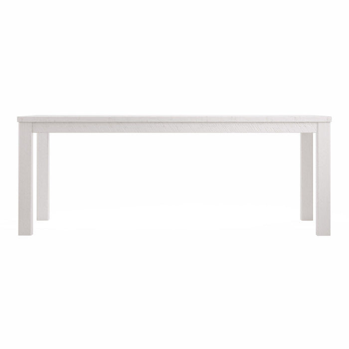 63" Solid Wood Dining Table - White