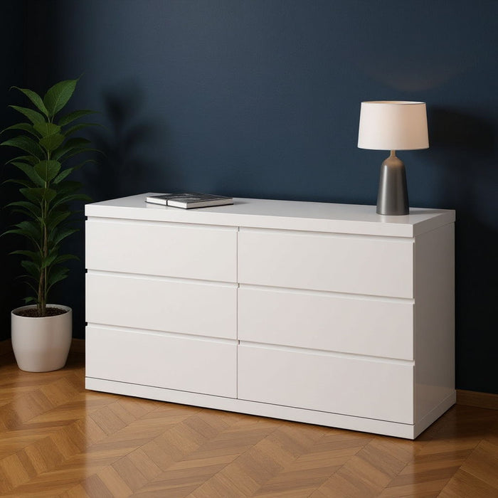 Double Dresser - White