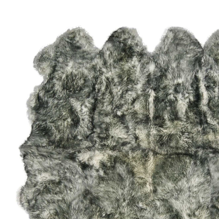 6' x 6' Animal Print Area Rug - Gradient Gray