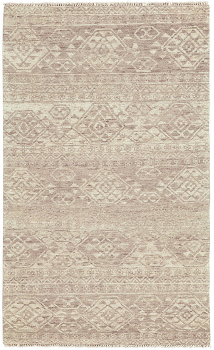 6' x 9' Wool Southwestern Hand Knotted Area Rug - Brown And Tan