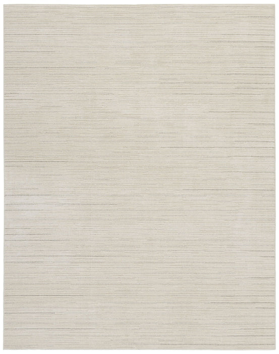 8' X 10' Abstract Polypropylene Material Area Rug - Ivory