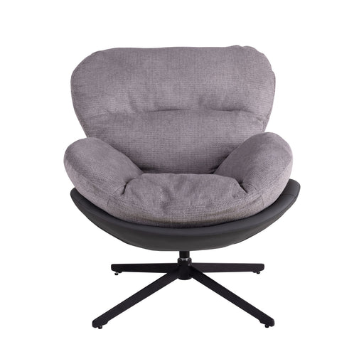 Giga 360° swivel office chair with cushioned seat and no wheels񎟀