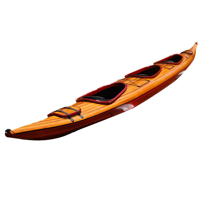 Hand Painted Model Boat (624612) - Light Brown