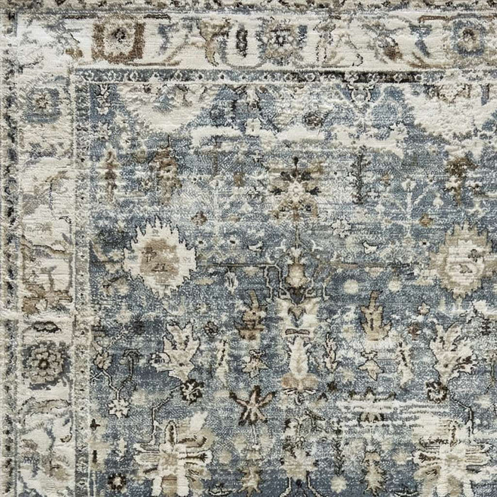 7' X 10' Oriental Area Rug (570073) - Blue / Ivory / Brown