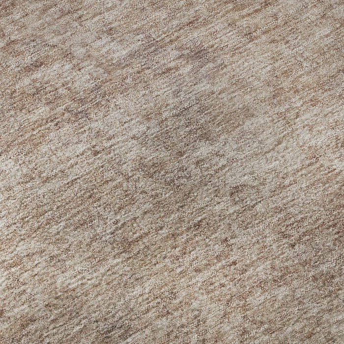 10' X 14' Oriental Washable Area Rug With UV Protection (695846) - Copper / Rust