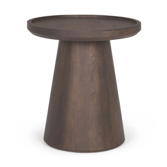 Solid Wood Tray Table (605407) - Dark Brown