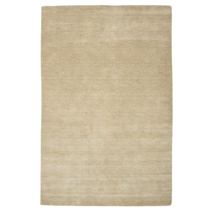 8' X 10' Wool Hand Woven Area Rug - Ivory