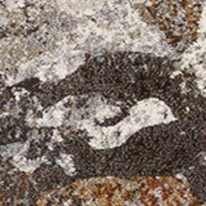 8' X 11' Abstract Area Rug (660106) - Gray / Brown / Beige