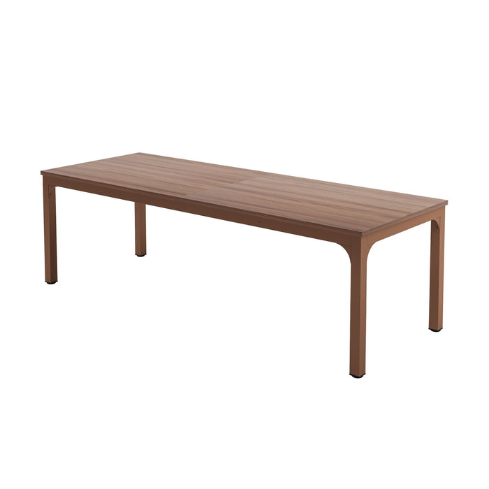 46" Solid Wood Dining Table - Brown