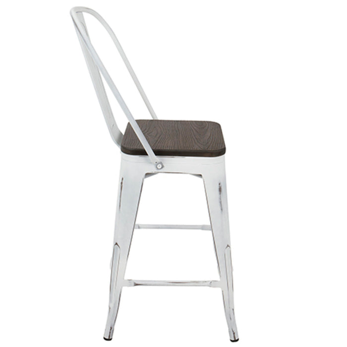 Oregon - High Back Counter Stool Set