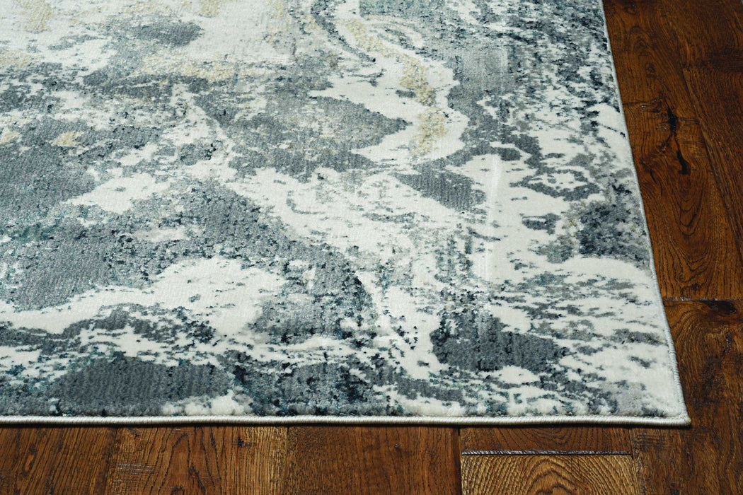 8' x 10' Hand Loomed Area Rug - Gray