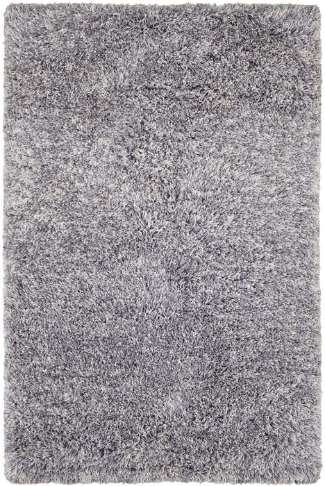 10' x 14' Shag Hand Tufted Polyester Area Rug - Gray