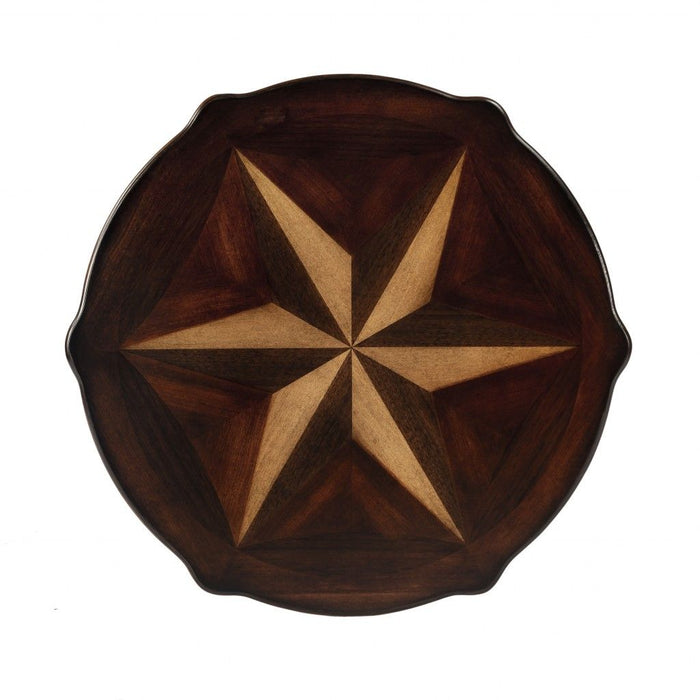 28" Round Coffee Table - Brown