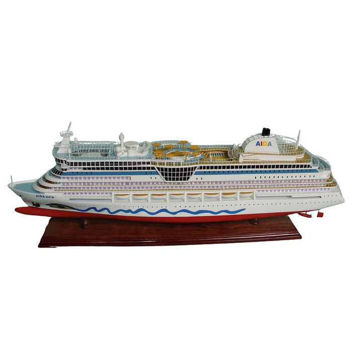 Hand Painted Model Boat (624248) - White