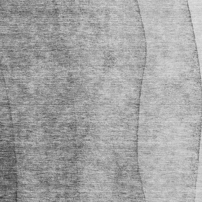 10' X 14' Ombre Washable Area Rug With UV Protection (656352) - Gray / Silver