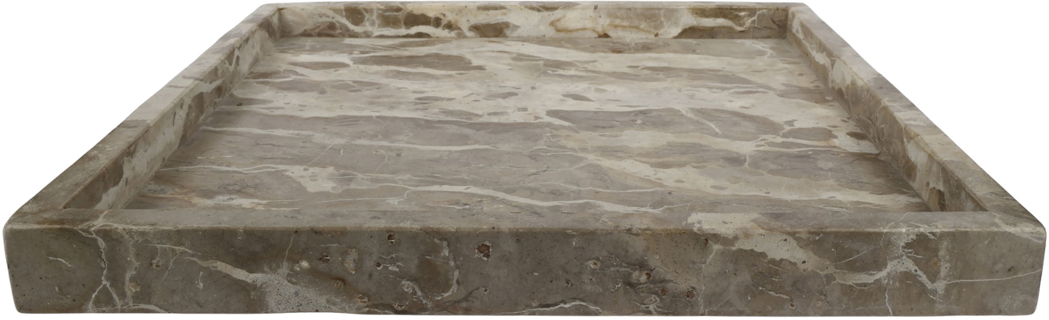 Michael genuine marble tray by Meridian Furniture, showcasing a sleek rectangular tray with polished marble surface and modern design.