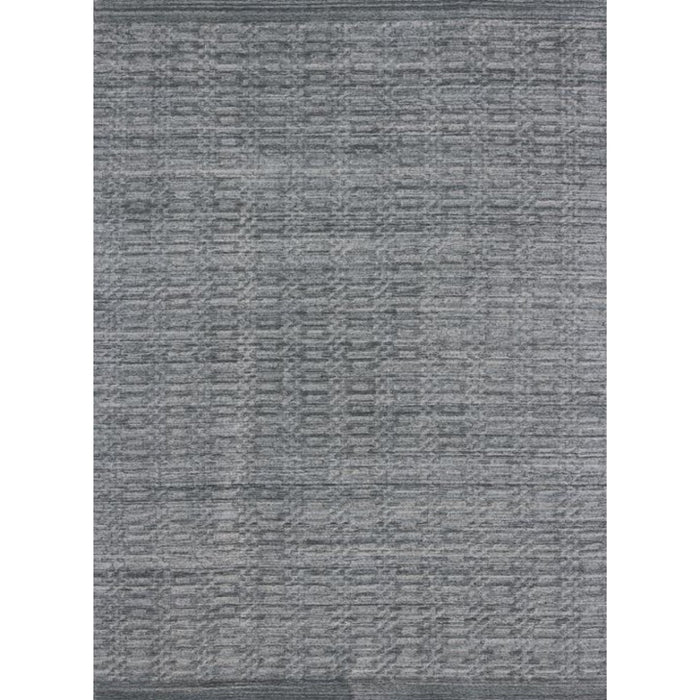 5' x 8' Hand Loomed Area Rug - Rust And Charcoal