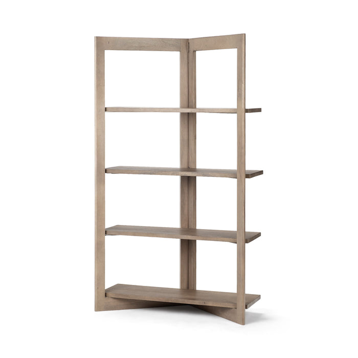 Four Tier Bookcase - Brown