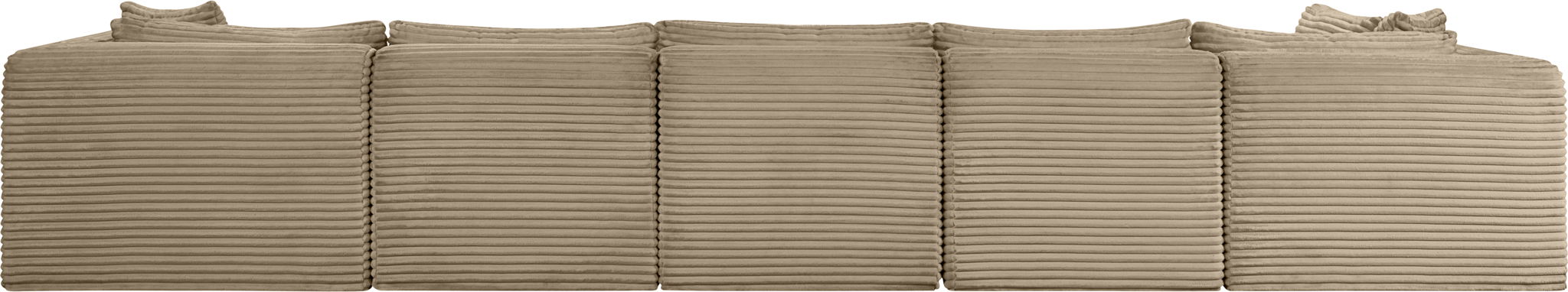 Shaggy - Fabric 6 Piece Modular Sectional