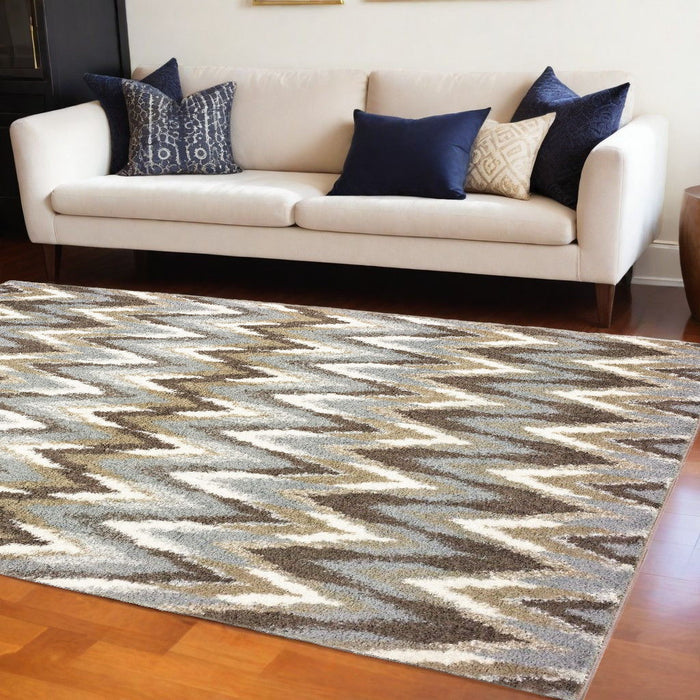 10' x 13' Dhurrie Area Rug - Taupe