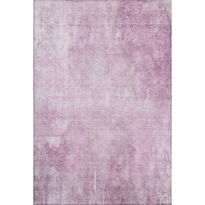 10' X 14' Abstract Washable Area Rug With UV Protection (705803) - Pink / Ivory
