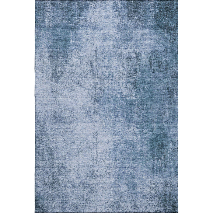 10' X 14' Abstract Washable Area Rug With UV Protection (707599) - Blue / Sky Blue