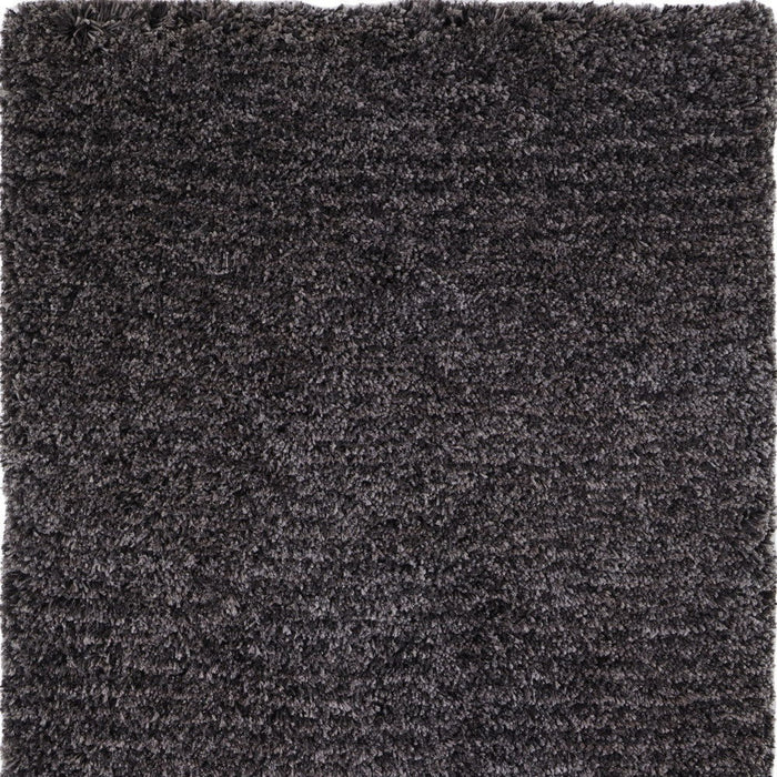 10' x 14' Shag Hand Tufted Area Rug - Black