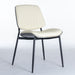 Set of 2 Giga mid-century modern dining chairs with walnut bentwood backs, upholstered seats, and metal legs for kitchen or dining room.