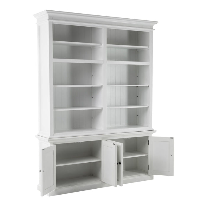 Adjustable Four Tier Bookcase (397127) - White