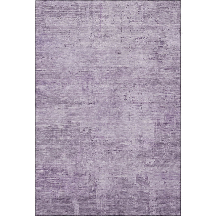 10' X 14' Abstract Washable Area Rug With UV Protection (696080) - Lavender / Purple