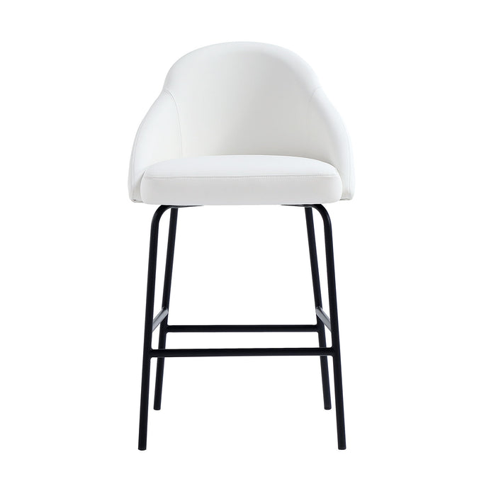 Manhattan Gracie - Counter Stool With Black Base