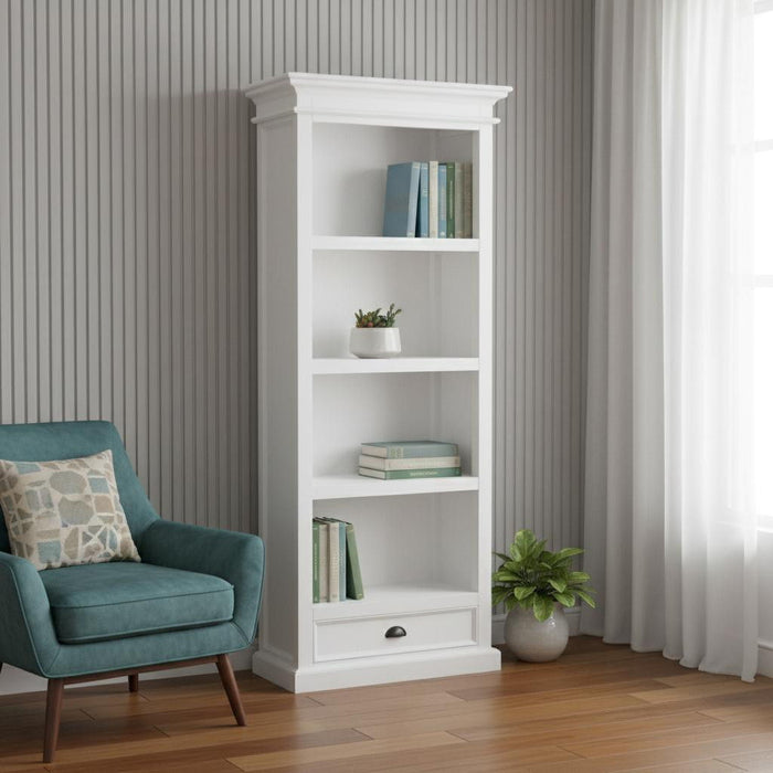 Four Tier Bookcase (397125) - White