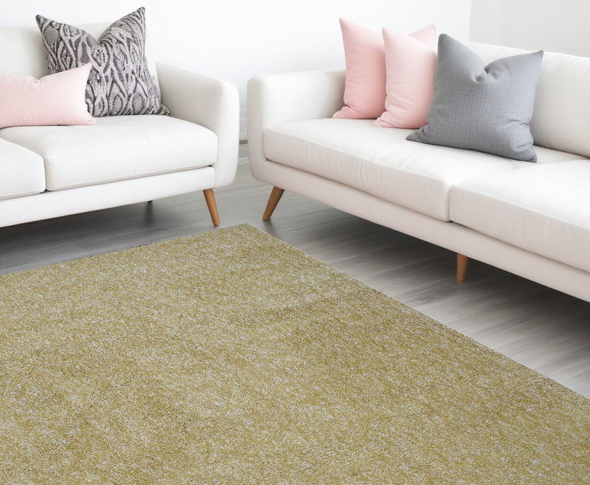 9' x 13' Hand Woven Area Rug - Yellow