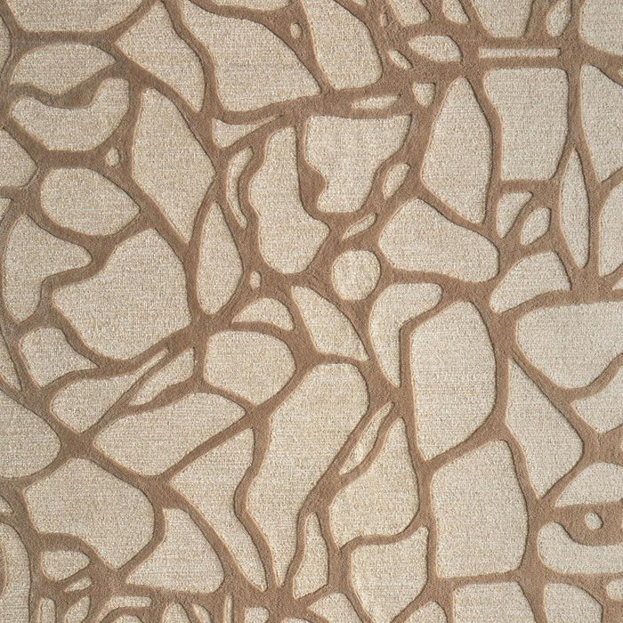 8' X 10' Wool Abstract Hand Tufted Area Rug (722221) - Blue / Ivory