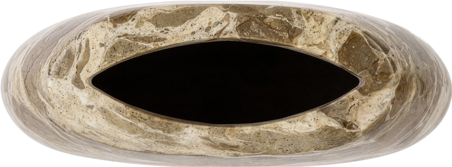 Elegant Sadie genuine marble vase by Meridian Furniture, showcasing smooth marble surface and classic vase shape.