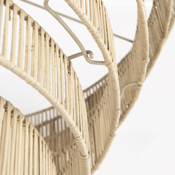 Six Tier Hanging Chandelier - Light Brown
