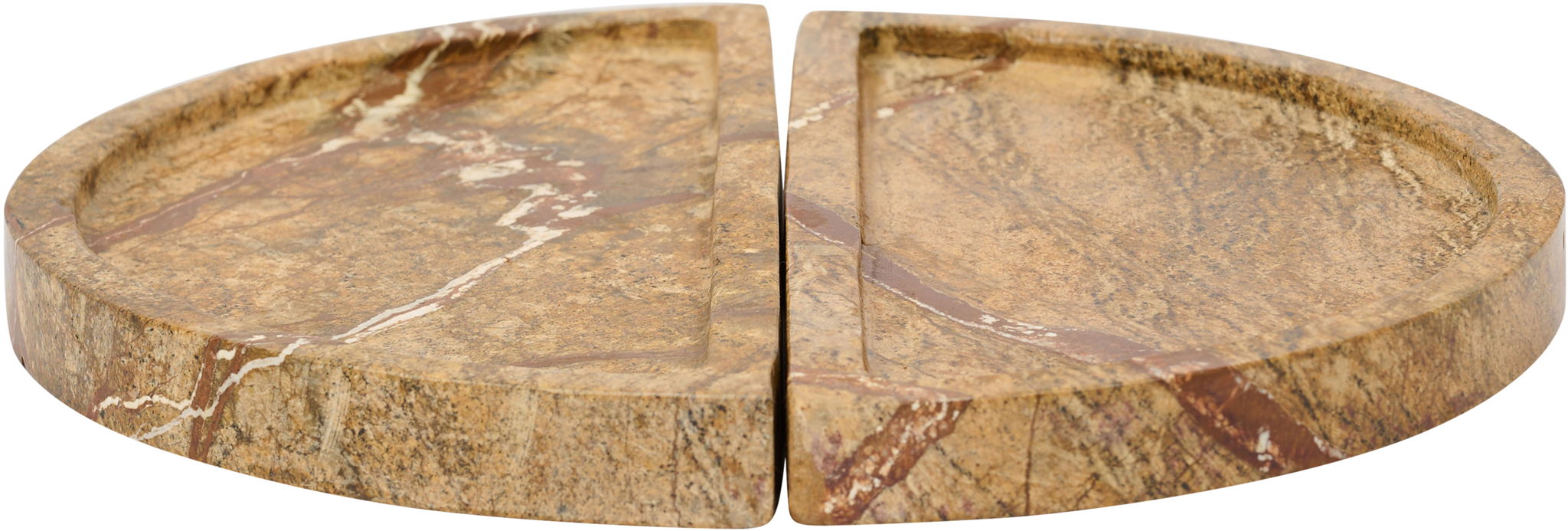 Genuine marble tray by Meridian Furniture featuring a sleek, rectangular design with smooth marble surface and raised edges.