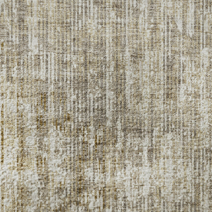 10' X 14' Geometric Washable Area Rug With UV Protection (710471) - Khaki / Beige