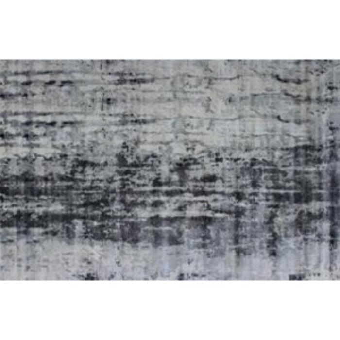 8' x 11' Abstract Hand Loomed Area Rug - White And Blue