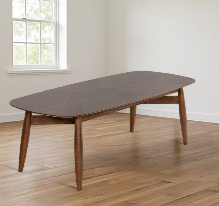 95" Solid Wood Dining Table - Brown