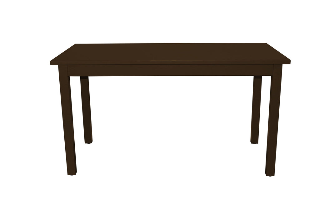 60" Solid Wood Dining Table - Coffee