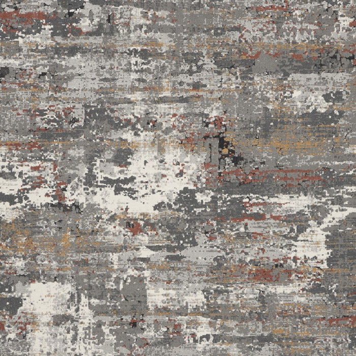 8' X 10' Abstract Area Rug (551127) - Gray