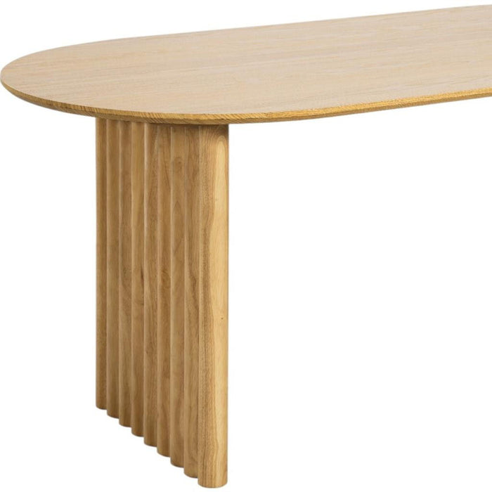 33" Solid Wood Oval Bar Table - Yellow