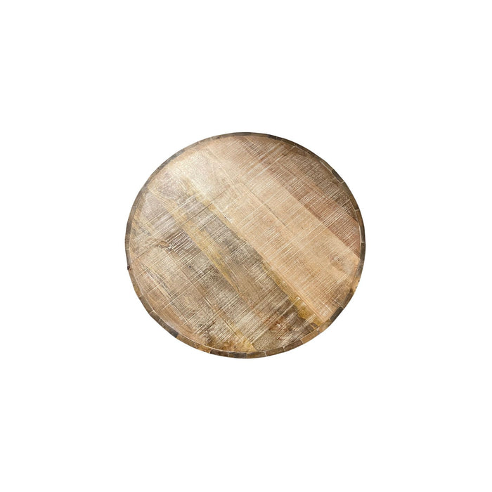 Solid Wood Round Bunching Coffee Tables - Natural