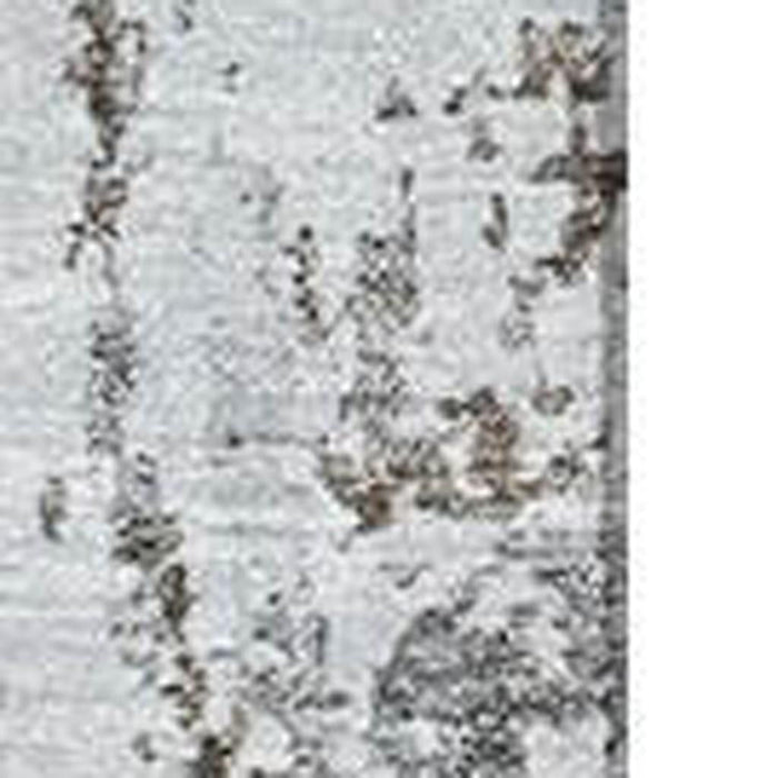 10' X 14' Abstract Washable Area Rug With UV Protection (700679) - Brown / Ivory